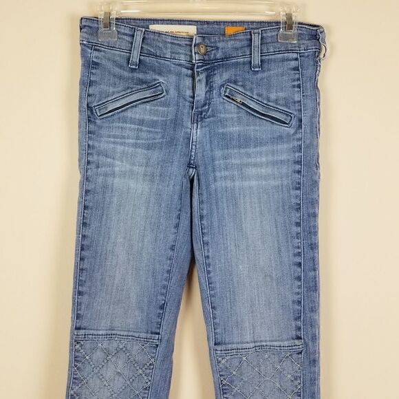 Pilcro and The Letterpress Anthropologie Skinny Cropped Jeans Size 26 - Picture 2 of 10